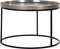 Richmond Interiors Salontafel Milo aluminium champagne gold 70Ø (Champagne gold)