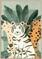 Schilderij DKD Home Decor 83 x 4,5 x 123 cm Tropisch dieren (2 Stuks)