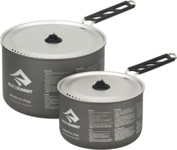 Sea to Summit AlphaPot Set 2.0 Campingkookset - Aluminium - Pannenset - 1.2L & 2.7L