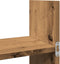 vidaXL - Wandkast - 100x18x40 - cm - bewerkt - hout - artinsanaal - eikenkleurig