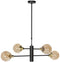 Steinhauer Constellation 3805ME - Hanglamp - Draaibaar en in hoogte verstelbaar - Messing en zwart