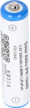 3,2 volt zonnebatterij Lithium IFR 10440 200 mAh LiFePo4-batterij, 3,2 volt batterij AAA Solar met kop onbeschermd 44,1 x 10,1 mm