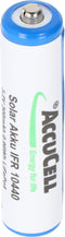 3,2 volt zonnebatterij Lithium IFR 10440 200 mAh LiFePo4-batterij, 3,2 volt batterij AAA Solar met kop onbeschermd 44,1 x 10,1 mm