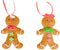 3.375 inch H Clay Dough Gingerbread Orna X 2. 5x5x10 cm kerstornament