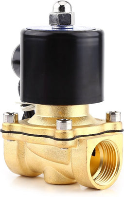 3/4 DN20 Messing Elektrisch Magneetventiel DC 24V Normaal Gesloten Geschikt voor Water Gas Olie