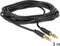 3,5mm Jack 4-polig audio/video kabel AWG24 / zwart - 3 meter