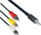 3,5mm Jack 4-polig - Composiet audio video kabel - versie rechts/links/video/massa (TRRS) - 1,5 meter