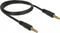 3,5mm Jack 5-polig stereo audio kabel / zwart - 1 meter