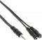 3,5mm Jack naar 2x 3,5mm Jack stereo audio splitter - zwart - 5 meter