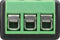 3,5mm Jack (v) Terminal Block - verguld - 3-polig / stereo