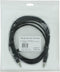 3.5mm Stereo Jack Audio Kabel 2 Meter - Zwart