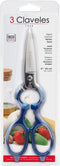 3 Claveles 401 Multifunctionele keukenschaar, roestvrij staal, 20 cm