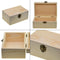 3 creatieve decoboxen, houten opbergdoos, kleine creatieve decobox, houten kisten met sloten, die items beter kunnen beschermen, geschikt voor decoratie, horloges (rechthoek)