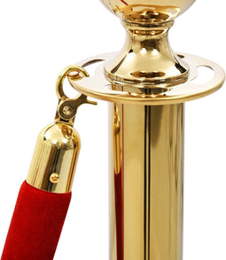 3-delige VIP afzetpalenset roestvrij staal goudkleurig