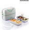 3-in-1 elektrische steamer lunchtrommel met recepten Beneam InnovaGoods