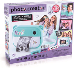 3 in 1 instant camera - CANAL TOYS - CLK 001 - Blauw