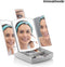 3-in-1 Opvouwbare Ledspiegel met Make-uporganizer Panomir InnovaGoods