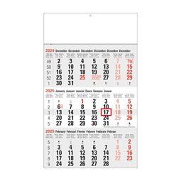 3-maand kalender Benelux 2025