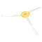 3 pieces of side brushes for vacuum cleaners such as iRobot Roomba 800 series, three pieces of repla