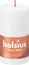 3 stuks - Bolsius - Stompkaars Cloudy White 130/68 rustiek