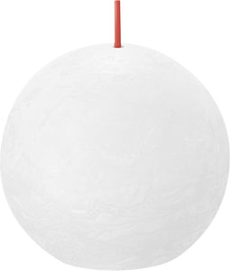 3 stuks - Bolsius - Stompkaars Cloudy White dia 76mm rustiek