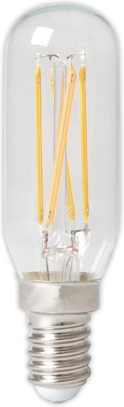 3 stuks Calex LED volglas Filament Buismodel 240V 3,5W 310lm E14 T25x85, Helder 2700K Dimbaar