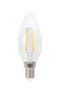 3 stuks Calex LED volglas Filament Kaarslamp 240V 3,5W 350lm E14 B35, Helder 2700K CRI80 Dimbaar