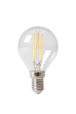 3 stuks Calex LED volglas Filament Kogellamp 240V 3,5W 350lm E14 P45, Helder 2700K CRI80 Dimbaar
