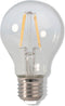 3 stuks Calex LED volglas Filament Standaardlamp 240V 4W 390lm E27 A60, Helder 2700K CRI80 Dimbaar
