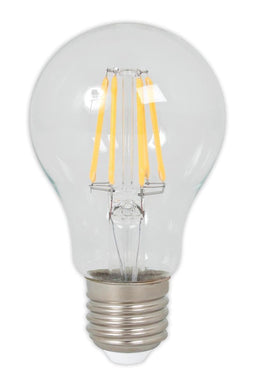 3 stuks Calex LED volglas Filament Standaardlamp 240V 4W 400lm E27 A60, Helder 2700K CRI80