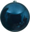 3 stuks! Kerstbal plastic glans diameter 14cm nacht blauw
