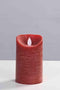 3 stuks Magic Flame kaars 75x125mm rood
