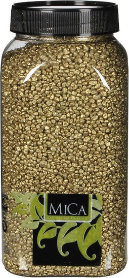 3 stuks - Mica Decorations - Gravel goud fles 1 kilogram