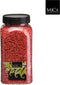 3 stuks - Mica Decorations - Gravel rood fles 1 kilogram