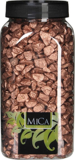 3 stuks - Mica Decorations - marbles koper fles 1 kilogram