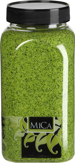 3 stuks - Mica Decorations - Zand groen fles 1 kilogram