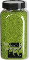 3 stuks - Mica Decorations - Zand groen fles 1 kilogram