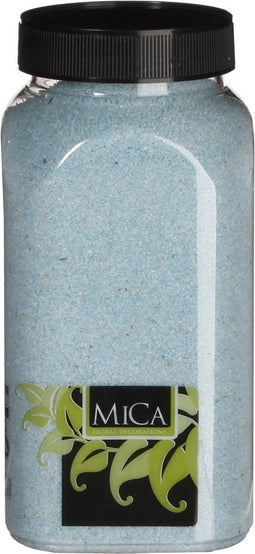 3 stuks - Mica Decorations - Zand lichtblauw fles 1 kilogram