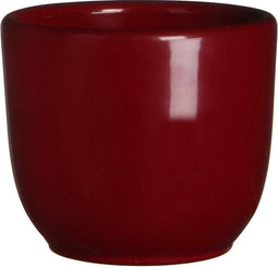 3 stuks Pot rond tusca 6.5 x 7.5 cm d.rood