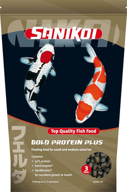 3 stuks Sanikoi Gold Protein Plus 3 Mm 1l visvoer
