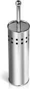 3 Stuks Toiletborstel RVS - Wcborstel Rvs - RVS Toiletborstel in houder - Toiletborstelhouder - Wc borstel - Toiletborstel - Zilver - RVS