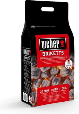 3 stuks - Weber - Briketten 4 kg