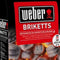 3 stuks - Weber - Briketten 4 kg