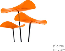 3 stuks! Zonnevanger Lucy Oranje groot 175x20 cm