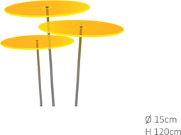 3 stuks! Zonnevangers Geel medium 120x15 cm Cazador Del Sol