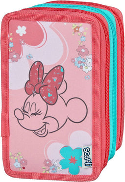 3-Vaks Gevulde Etui Minnie Mouse