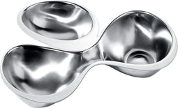 3 vaks schaal rvs Alessi RA03