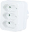 3-voudige Euro Verdeelstekker Wit