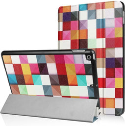 3-Vouw blokken stand flip hoes Geschikt voor iPad 9.7 (2017/2018)