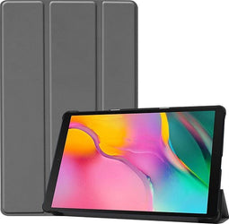 3-Vouw cover hoes - Geschikt voor Samsung Galaxy Tab A 10.1 inch (2019) - Grijs